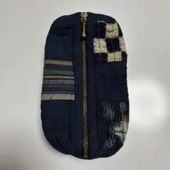 ハンドメイド　パッチワークポーチ　古布
