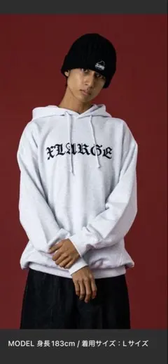 美品！XLARGE グレー パーカー M