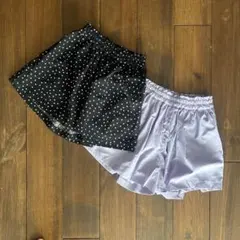 キュロットパンツ2枚セット　120cm 夏素材