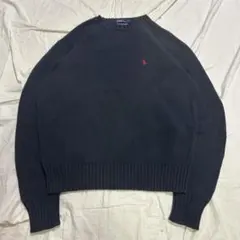 Polo by Ralph Lauren コットンニット ネイビー Lのサムネイル