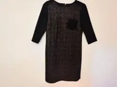 クードシャンス　七分袖ワンピース