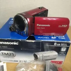 Panasonic HDC-TM25 ビデオカメラ レッド パナソニックのサムネイル