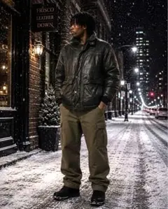 FABIAN PARIS⭐️ミンクファー⭐️シープスキンレザーコート 