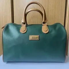 美品✨️LANCEL ランセル フランス製 PVCレザー ボストンバッググリーンのサムネイル