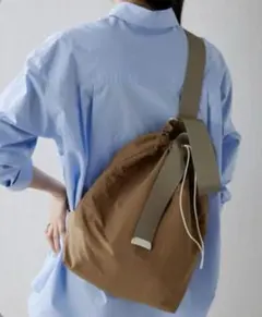 GALLARDAGALANTE【2.718】ナイロンボンサック ベージュ