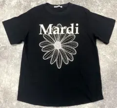 ■ Mardi Mercredi Tシャツ フラワーロゴ ブラックのサムネイル