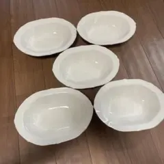 ノリタケ 金縁深皿 オーバル　5枚　カレーパスタ