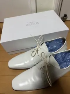BENIR ホワイト ドレスシューズ