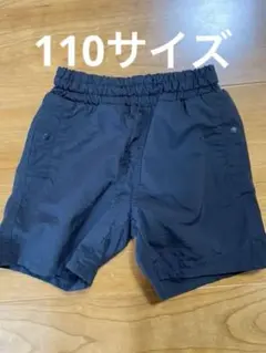 キッズ　水陸両用　黒　オーシャン&グラウンド　ハーフパンツ110