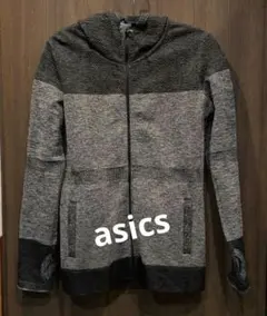 ☆アシックス☆フルジップパーカー トレーニングウェア レディース XL