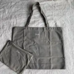 IPSA トートバッグ ポーチ付き グレーのサムネイル