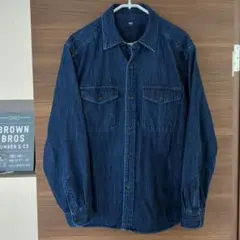 UNIQLO デニムシャツ Lサイズ インディゴ