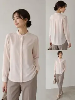 theory luxe 長袖ブラウス ピンク系のサムネイル