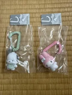 サンリオ　カラフルカラビナマスコットチャーム　ポチャッコ　マイメロディ
