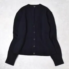 23AW セオリー LANA CASH ウール カシミヤ ニットカーディガン 黒