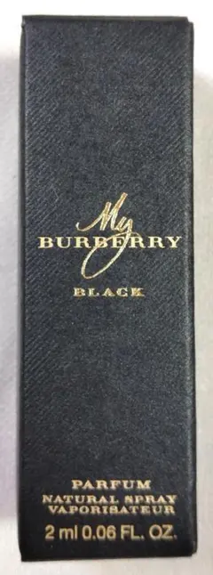 試供品 BURBERRY BLACK マイバーバリー ブラックパルファム 2ml