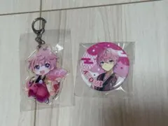 すとぷり さとみ アクリルキーホルダー 缶バッジ