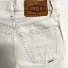 CROSS JEANS デニム ハイウエスト イタリア デニム ホワイト デニム
