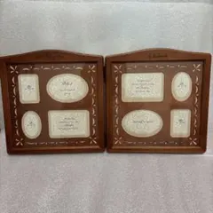 木製フォトフレーム 見開きタイプ