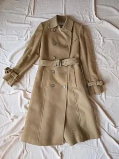 BARNEYS NEW YORK カシミヤ混ウールのロングコート 38のサムネイル