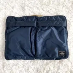 ポーター タンカー ドキュメントケース アイアンブルー 現行タグ 完売品 激レア