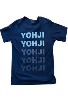 YOHJI YAMAMOTO ヨウジヤマモト ロゴTシャツ 黒 ブラック 半袖のサムネイル