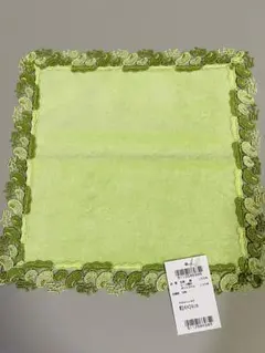 【新品未使用】近沢レース　タオルハンカチ　そら豆