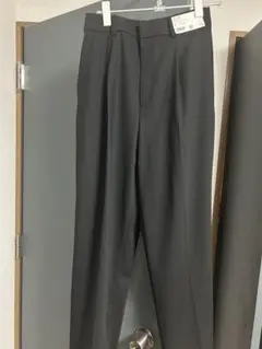 Uchan.様専用タックワイドパンツ M ブラックユニクロ新品未使用タグ付き