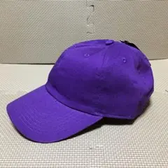 新品 ニューハッタンのキャップ コットンのパープル 紫