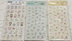 amifa キャラクターシール 3枚セット