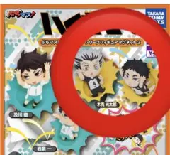 ハイキュー!! レリーフフィギュアマグネット2 赤葦京治　木兎光太郎　各２点