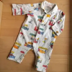 ジェラートピケ スヌーピー ロンパース サイズ70 - 80