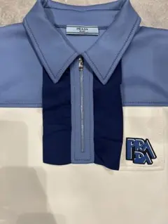 PRADA ジップアップポロシャツ 半袖