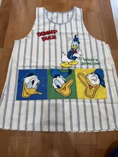 ドナルドダック ストライプエプロン　保育士