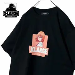 古着エクストララージ×東京リベンジャーズ橘ひなたXLARGE Tシャツ 黒 L
