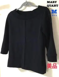美品マリークワント MARYQUANT レディース M シャツ ブラック 黒のサムネイル