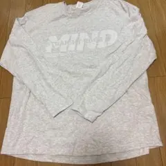 MIND STRAIGHT EDGE 長袖カットソー グレー Mサイズのサムネイル