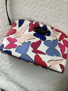 kate spade 蝶柄ショルダーバッグ