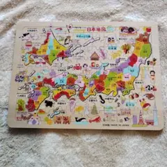 日本地図 木製パズル
