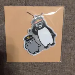 Suicaのペンギン リフレクター キーホルダー　駅員さん 敬礼 ペンスタ