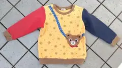 ミキハウス　クマデザイン ニットセーター