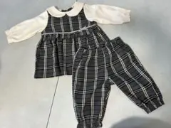 SLAP SLIP 70-80 チェックセットアップ