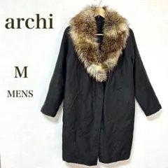 【アーキ】 モッズコート メンズ　ミニタリー　ファー　綿　キルティング　防寒