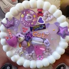 在庫処分！お得♡デコパのパープル達♡