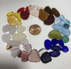 天然シーグラス　レアカラーセット