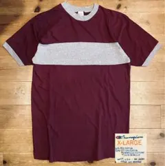 Tシャツ 古着 80s Chanpion チャンピオン XL ボーダー 美品