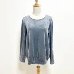 ✨美品✨ユニクロ　ウルトラストレッチスムースセット　トップのみ【Ｌ】ルームウェア