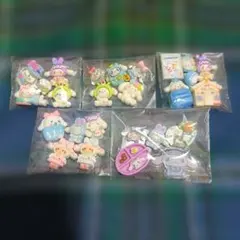 カラフルキャラクターデコレーションパーツセット