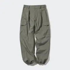 UNIQLO イージーカーゴパンツ オリーブ Lサイズ