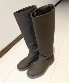 ZARA レインブーツ　ロングブーツ　37